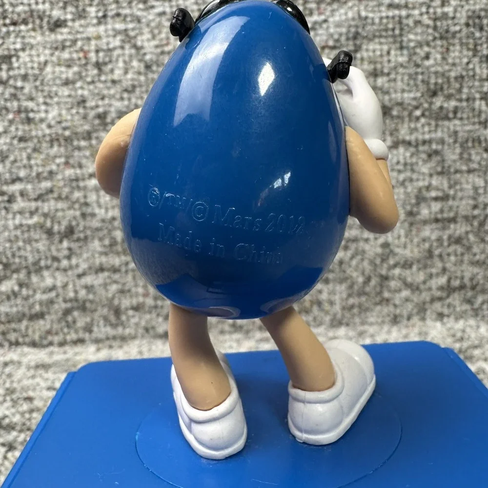 M&M'S Candy Holder 2012 Mars Inc Blue No Scooper Gift